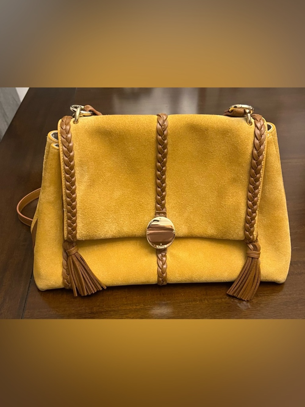 Chloe Penelope Suede Medium Shoulder Bag